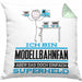 Modellbahnfan Geschenk Kissen mit Füllung 40x40 Ich Bin Modellbahnfan Aber Sag Doch Einfach Superheld Lustige Geschenkdiee für Modellbahnfan (Grau) Grün Trendation