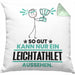 Leichtathlet Geschenk Kissen mit Füllung 40x40 So Gut Kann Nur Ein Leichtathlet Aussehen Geschenkidee (Grau) Grün Trendation