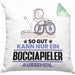 Bocciapieler Geschenk Kissen mit Füllung 40x40 So Gut Kann Nur Ein Bocciapieler Aussehen Geschenkidee (Grau) Grün Trendation