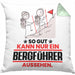 Bergführer Geschenk Kissen mit Füllung 40x40 So Gut Kann Nur Ein Bergführer Aussehen Geschenkidee (Grau) Grün Trendation