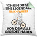 BMX-Fahrer Geschenk Kissen mit Füllung 40x40 Lustige Geschenkidee Geburtstag für BMX-Fahrer Ich Bin Dieser Legendäre BMX-Fahrer Von Dem Alle Geredet Haben (Grau) Grün Trendation