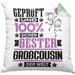 Großcousin Geschenk Lustiger Spruch für Großcousin Geschenkidee Bester Großcousin Der WeltKissen mit Füllung 40x40 (Grau) Grün Trendation