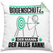 Bogenschütze Kissen mit Füllung 40x40 Geschenk für Bogenschütze Der Mann Der Alles Kann Geschenkidee zum Geburtstag (Grau) Grün Trendation
