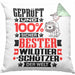 Wildtierschützer Geschenk Lustiger Spruch für Wildtierschützer Geschenkidee Bester Wildtierschützer Der WeltKissen mit Füllung 40x40 (Grau) Grün Trendation