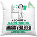 Musikverleger Geschenk Kissen mit Füllung 40x40 So Gut Kann Nur Ein Musikverleger Aussehen Geschenkidee (Grau) Grün Trendation