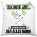 Eiskunstläufer Kissen mit Füllung 40x40 Geschenk für Eiskunstläufer Der Mann Der Alles Kann Geschenkidee zum Geburtstag (Grau) Grün Trendation