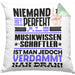 Musikwissenschaftler Geschenk Kissen mit Füllung 40x40 Lustige Geschenkidee für Musikwissenschaftler Geburtstag Niemand Ist Perfekt Aber Als Musikwissenschaftler Ist Man Nah Dran (Grau) Grün Trendation