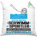Schwimmsportler Geschenk Kissen mit Füllung 40x40 Ich Bin Schwimmsportler Aber Sag Doch Einfach Superheld Lustige Geschenkdiee für Schwimmsportler (Grau) Grün Trendation