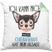 Chihuahua Besitzer Kissen mit Füllung 40x40 Geschenk Lustiger Spruch Geschenkidee Ich Kann Nicht Mein Chihuahua Hat Nein Gesagt (Grau) Grün Trendation