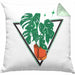 Gärtner Geschenk Kissen mit Füllung 40x40 Pflanzen Motiv Design Geschenkidee Garten-Pflege (Grau) Grün Trendation