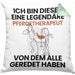 Pferdetherapeut Geschenk Kissen mit Füllung 40x40 Lustige Geschenkidee Geburtstag für Pferdetherapeut Ich Bin Dieser Legendäre Pferdetherapeut Von Dem Alle Geredet Haben (Grau) Grün Trendation