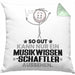 Musikwissenschaftler Geschenk Kissen mit Füllung 40x40 So Gut Kann Nur Ein Musikwissenschaftler Aussehen Geschenkidee (Grau) Grün Trendation