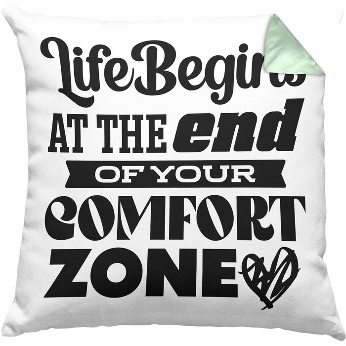 Entrepreneur Kissen mit Füllung 40x40 Entrepreneurship Geschenk Spruch Motivation Idee Sprüche Geschenkidee (Grau) Grün Trendation