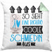 Schmiedin Geschenk Kissen mit Füllung 40x40 Geschenkidee für Schmiedin Geburtstag Weihnachten Spruch So Sieht Eine Richtig Coole Schmiedin Aus (Grau) Grün Trendation