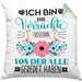 Friseurin Kissen mit Füllung 40x40 Geschenk Lustiger Spruch Geschenkidee Ich Bin Die Verrückte Friseurin Von Der Alle Geredet Haben (Grau) Grün Trendation