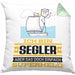 Segler Geschenk Kissen mit Füllung 40x40 Ich Bin Segler Aber Sag Doch Einfach Superheld Lustige Geschenkdiee für Segler (Grau) Grün Trendation