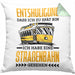 Straßenbahn Kissen mit Füllung 40x40 Geschenk Spruch Lustig Ein Leben Ohne Straßenbahn Fahrer Geschenkidee Geburtstag (Grau) Grün Trendation
