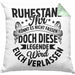 Ruhestand Geschenk Kissen mit Füllung 40x40 Lustiger Spruch Ihr Könnt Es Nicht Fassen Doch Diese Legende Wird Euch Verlassen (Grau) Grün Trendation