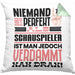 Schauspieler Geschenk Kissen mit Füllung 40x40 Lustige Geschenkidee für Schauspieler Geburtstag Niemand Ist Perfekt Aber Als Schauspieler Ist Man Nah Dran (Grau) Grün Trendation