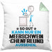 Meerschweinchenfreund Geschenk Kissen mit Füllung 40x40 So Gut Kann Nur Ein Meerschweinchenfreund Aussehen Geschenkidee (Grau) Grün Trendation