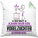 Vogelzüchter Geschenk Kissen mit Füllung 40x40 So Gut Kann Nur Ein Vogelzüchter Aussehen Geschenkidee (Grau) Grün Trendation