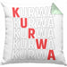 Kurwa Kissen mit Füllung 40x40 Polen Polska (Grau) Grün Trendation