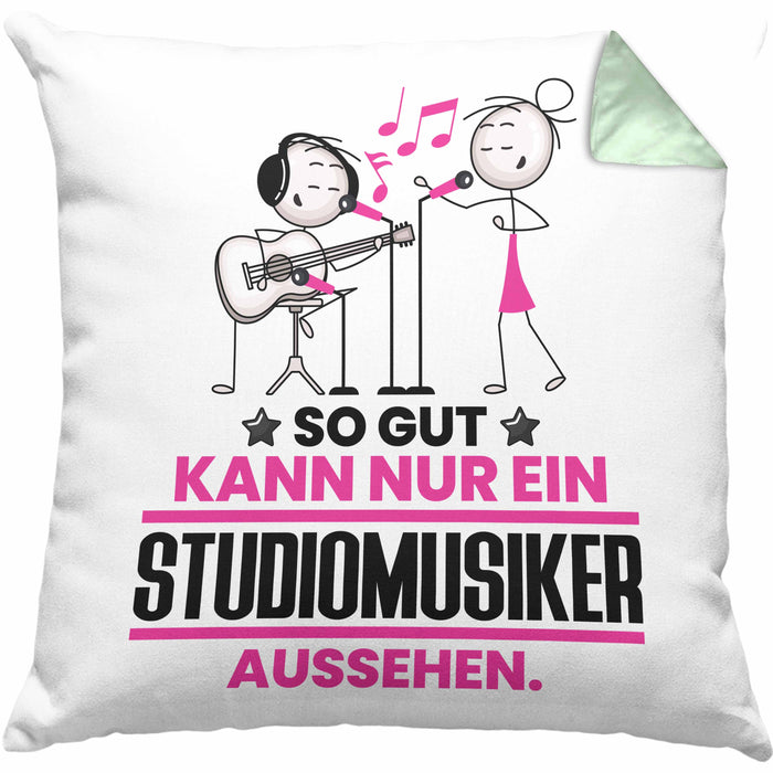 Studiomusiker Geschenk Kissen mit Füllung 40x40 So Gut Kann Nur Ein Studiomusiker Aussehen Geschenkidee (Grau) Grün Trendation