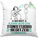 Tonstudio-Besitzer Geschenk Kissen mit Füllung 40x40 So Gut Kann Nur Ein Tonstudio-Besitzer Aussehen Geschenkidee (Grau) Grün Trendation