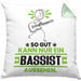 Bassist Geschenk Kissen mit Füllung 40x40 So Gut Kann Nur Ein Bassist Aussehen Geschenkidee (Grau) Grün Trendation