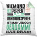 Handballspieler Geschenk Kissen mit Füllung 40x40 Lustige Geschenkidee für Handballspieler Geburtstag Niemand Ist Perfekt Aber Als Handballspieler Ist Man Nah Dran (Grau) Grün Trendation