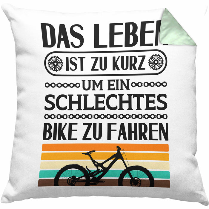 geschenk rennrad Fahrrad Radfahrer Geschenk Rennrad Bike Geschenkidee Kissen mit Füllung 40x40 Fahrradfahrer — TrendationStore