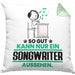 Songwriter Geschenk Kissen mit Füllung 40x40 So Gut Kann Nur Ein Songwriter Aussehen Geschenkidee (Grau) Grün Trendation