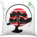 Lustige Bonsai Kissen mit Füllung 40x40 Geschenk für Bonsai-Liebhaber (Grau) Grün Trendation