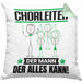 Chorleiter Kissen mit Füllung 40x40 Geschenk für Chorleiter Der Mann Der Alles Kann Geschenkidee zum Geburtstag (Grau) Grün Trendation