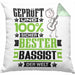 Bassist Geschenk Lustiger Spruch für Bassist Geschenkidee Bester Bassist Der WeltKissen mit Füllung 40x40 (Grau) Grün Trendation