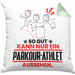 Parkour-Athlet Geschenk Kissen mit Füllung 40x40 So Gut Kann Nur Ein Parkour-Athlet Aussehen Geschenkidee (Grau) Grün Trendation