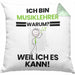 Musiklehrer Geschenk Kissen mit Füllung 40x40 Lustiger Spruch Ich Bin Musiklehrer Warum Weil Ich Es Kann Geschenkidee Bester Musiklehrer Geburtstag (Grau) Grün Trendation