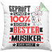 Musiker Geschenk Lustiger Spruch für Musiker Geschenkidee Bester Musiker Der WeltKissen mit Füllung 40x40 (Grau) Grün Trendation