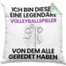 Volleyballspieler Geschenk Kissen mit Füllung 40x40 Lustige Geschenkidee Geburtstag für Volleyballspieler Ich Bin Dieser Legendäre Volleyballspieler Von Dem Alle Geredet Haben (Grau) Grün Trendation