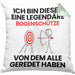 Bogenschütze Geschenk Kissen mit Füllung 40x40 Lustige Geschenkidee Geburtstag für Bogenschütze Ich Bin Dieser Legendäre Bogenschütze Von Dem Alle Geredet Haben (Grau) Grün Trendation