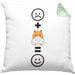 Hamster Kissen mit Füllung 40x40 Geschenk für Hamster Liebhaber Fans Besitzer :( + Hamster = :) Lustige Geschenkidee Geburtstag (Grau) Grün Trendation