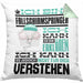 Fallschirmspringer Geschenk Kaffee-Kissen mit Füllung 40x40 Geschenkidee für Fallschirmspringer Ich Bin Fallschirmspringer Ich Kann Es Dir Erklären Jedoch Nicht Für Dich Verstehen Spruch Lustig (Grau) Grün Trendation