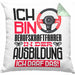 Berufskraftfahrer Ausbildung Kissen mit Füllung 40x40 Geschenk Ich Bin Berufskraftfahrer In Der Ausbildung Ich Darf Das Geschenkidee Spruch (Grau) Grün Trendation
