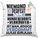 Hundebedarfsverkäufer Geschenk Kissen mit Füllung 40x40 Lustige Geschenkidee für Hundebedarfsverkäufer Geburtstag Niemand Ist Perfekt Aber Als Hundebedarfsverkäufer Ist Man Nah Dran (Grau) Grün Trendation