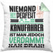 Kanufahrer Geschenk Kissen mit Füllung 40x40 Lustige Geschenkidee für Kanufahrer Geburtstag Niemand Ist Perfekt Aber Als Kanufahrer Ist Man Nah Dran (Grau) Grün Trendation