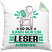 Leser Geschenk Kissen mit Füllung 40x40 So Gut Kann Nur Ein Leser Aussehen Geschenkidee (Grau) Grün Trendation
