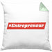 Entrepreneur Kissen mit Füllung 40x40 Entrepreneurship Geschenk Spruch Motivation (Grau) Grün Trendation