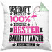 Balletttänzer Geschenk Lustiger Spruch für Balletttänzer Geschenkidee Bester Balletttänzer Der WeltKissen mit Füllung 40x40 (Grau) Grün Trendation