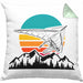 Kissen mit Füllung 40x40 Drachenflieger-Grafik Geschenk Drachenfliegen Drachenflieger Hängegleiter (Grau) Grün Trendation