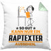 Raptexter Geschenk Kissen mit Füllung 40x40 So Gut Kann Nur Ein Raptexter Aussehen Geschenkidee (Grau) Grün Trendation